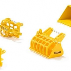 Siku Scale 1:32 Front Loader Accessories Set in Yellow